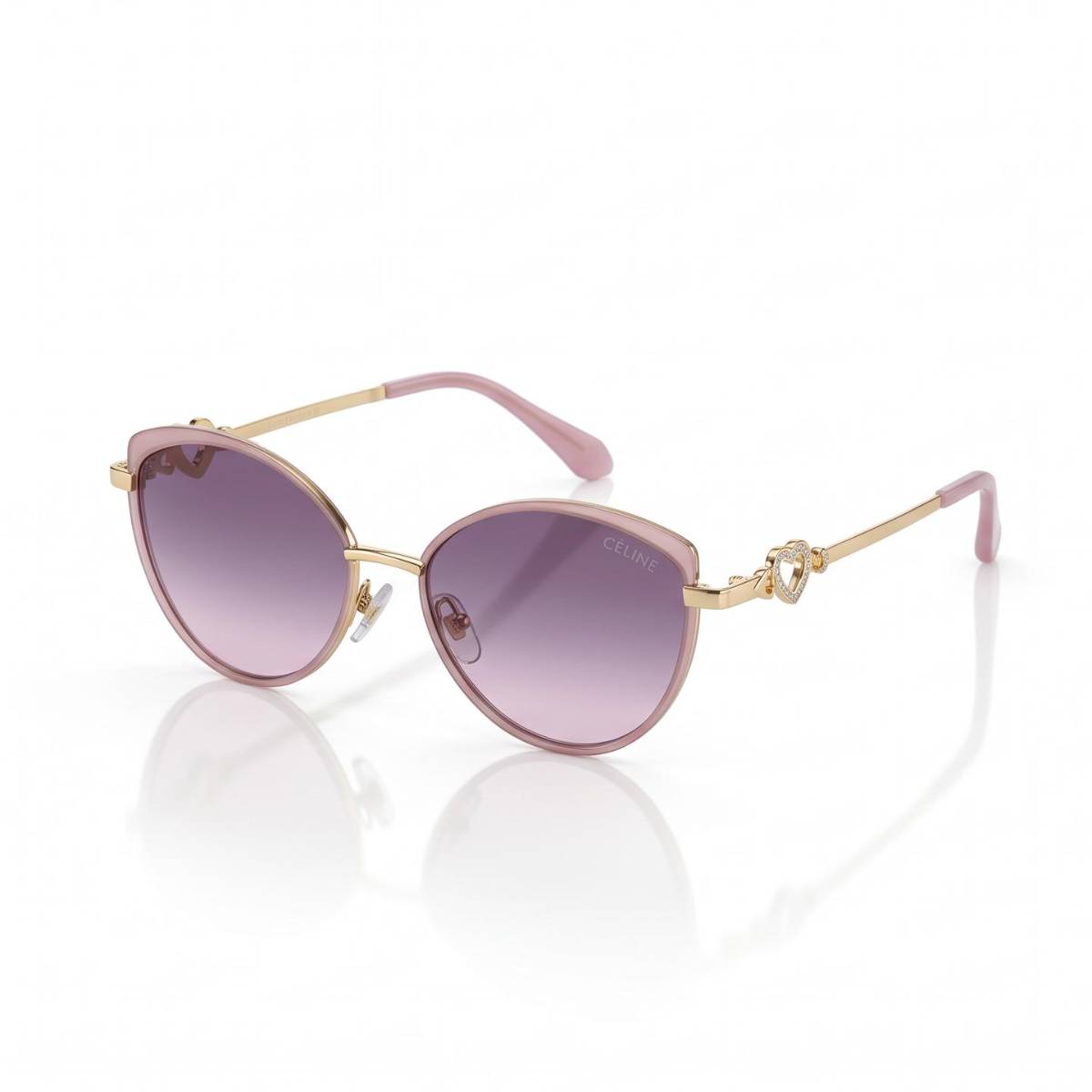 Céline Heart Cat-Eye Sunglasses view 1