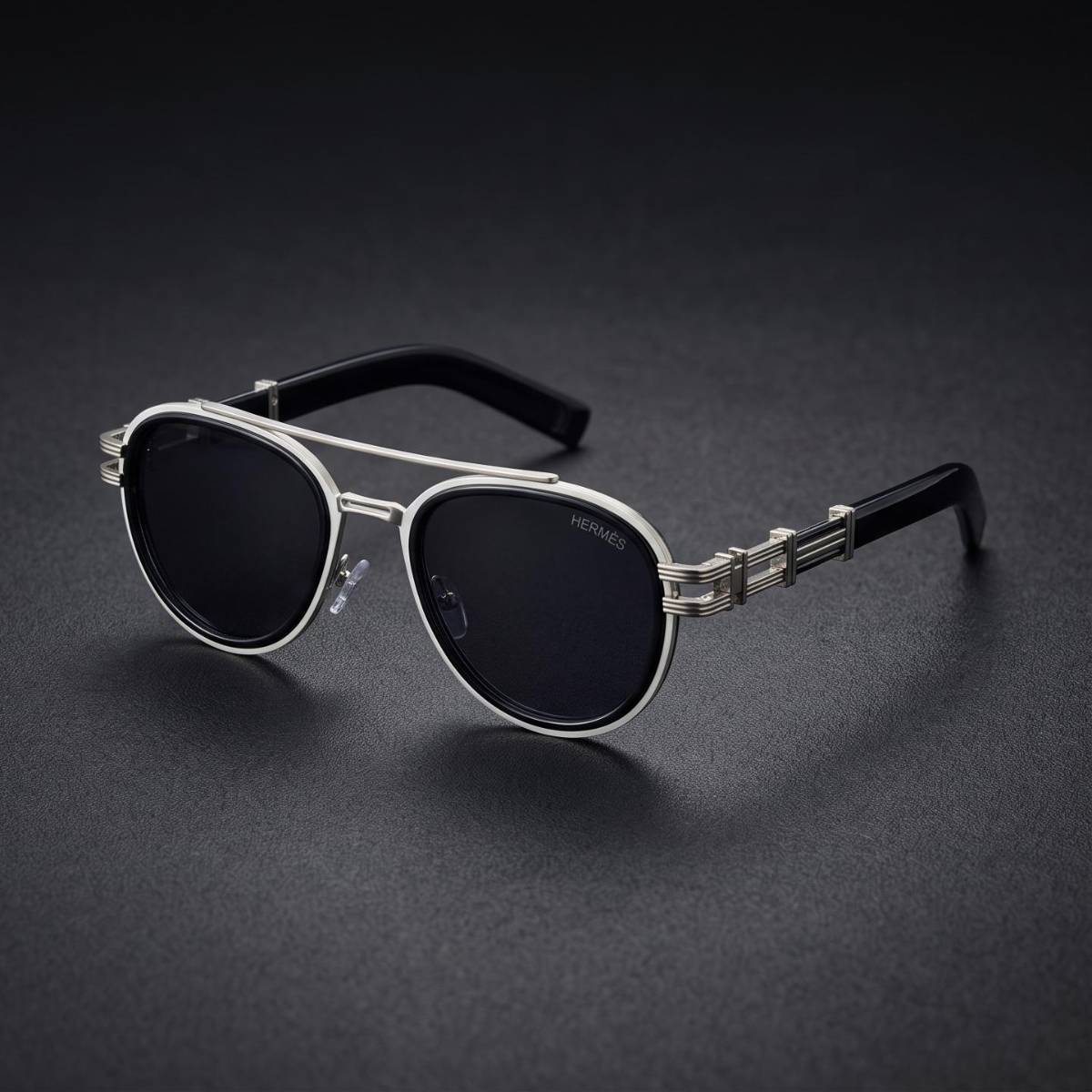 Hermès Luxury Aviator Sunglasses view 2