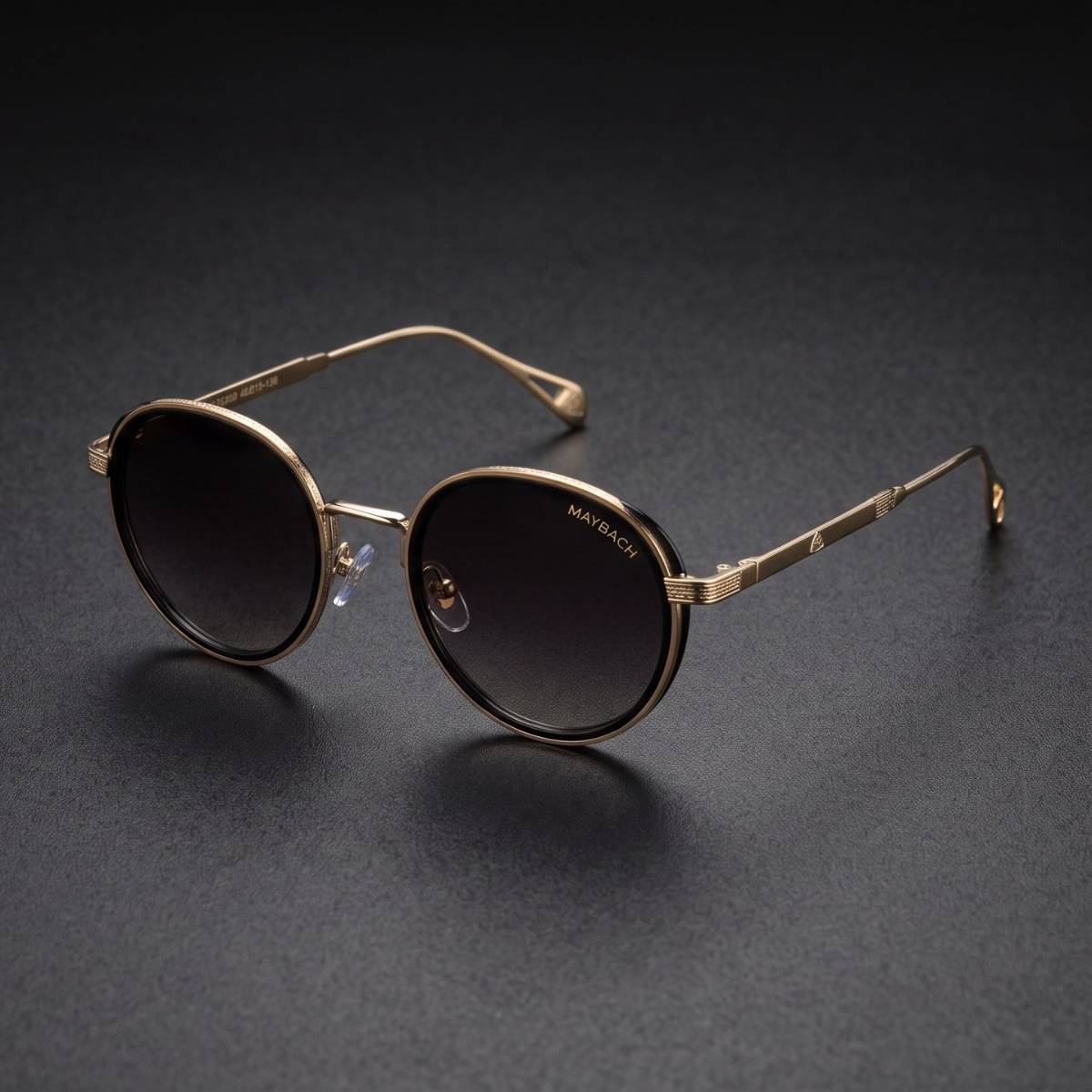 Maybach Eyewear Gold Round Sunglasses view 2