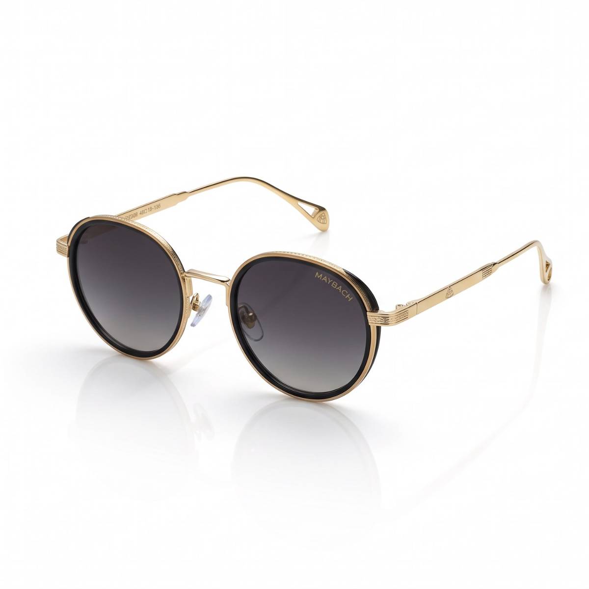 Maybach Eyewear Gold Round Sunglasses