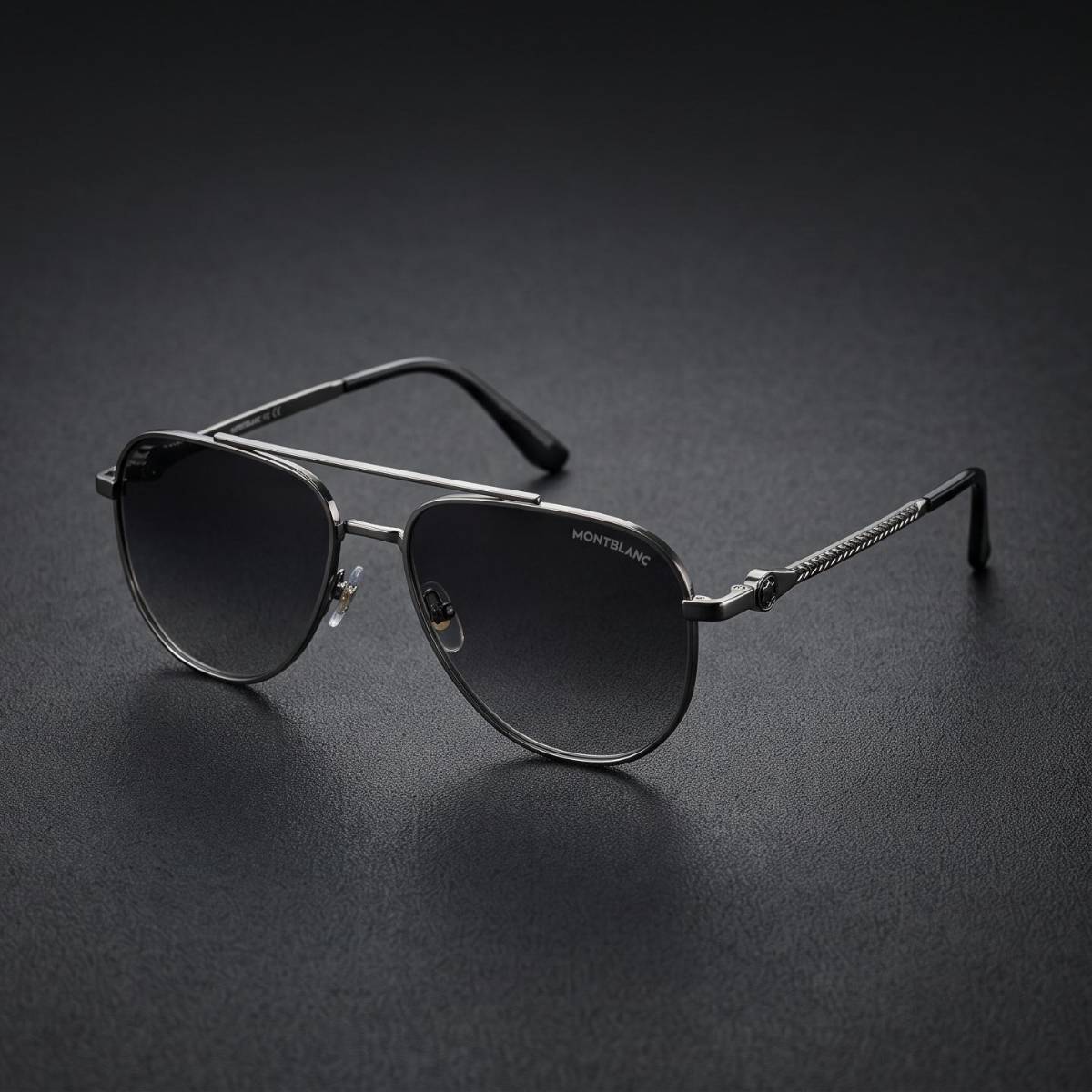 Montblanc Aviator Metal Sunglasses view 2