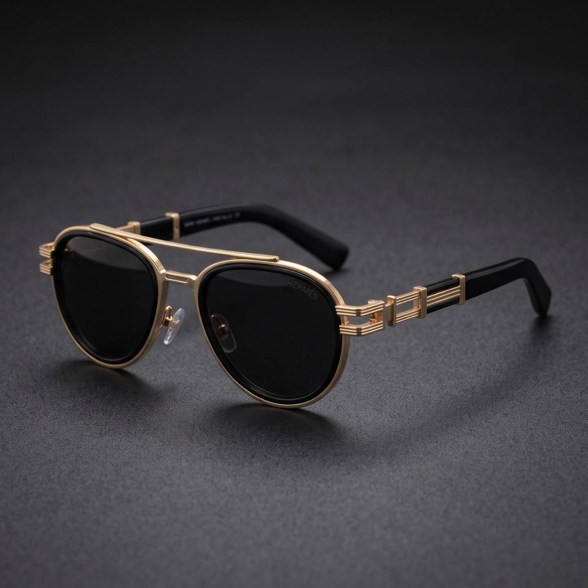 Hermès Luxury Aviator Sunglasses view 2