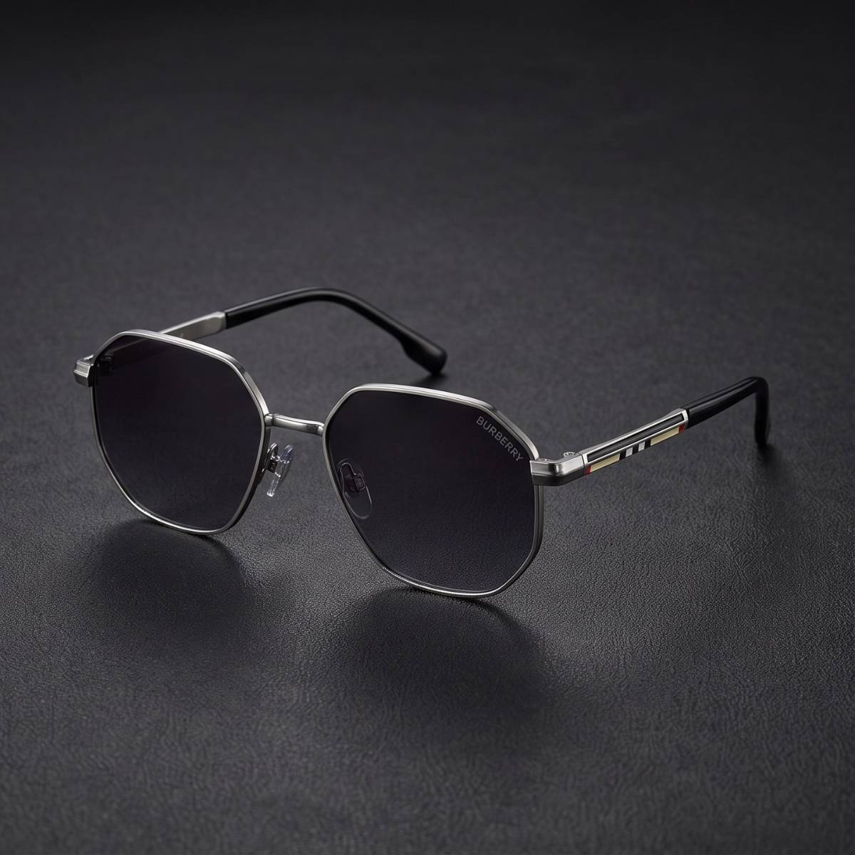 Burberry Geometric Metal Sunglasses view 2