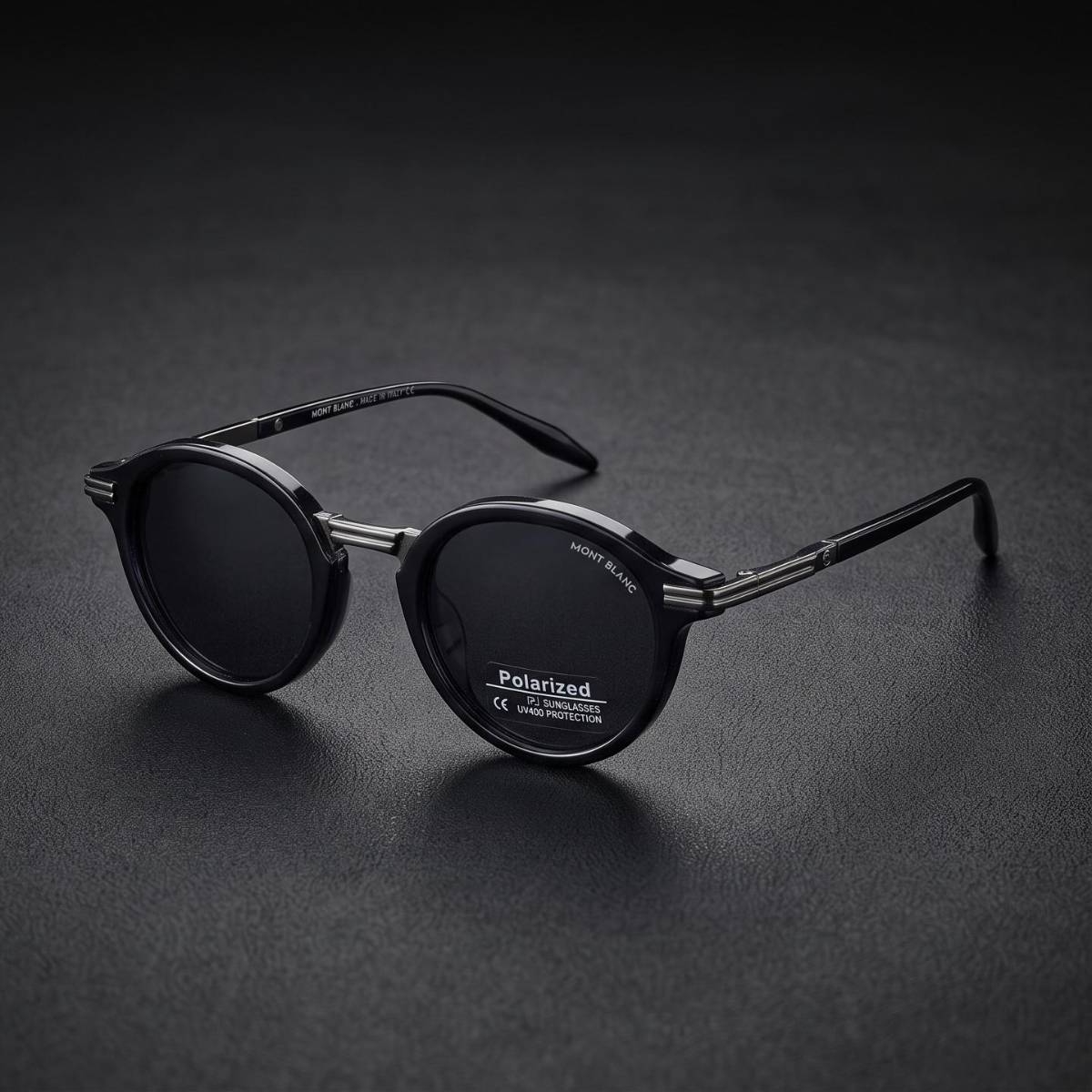 Mont Blanc Polarized Round Sunglasses view 2