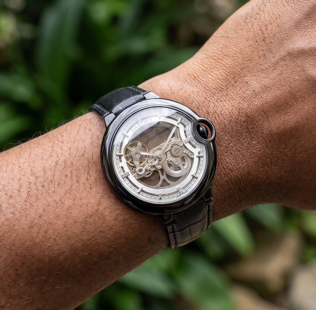 Cartier Ballon Bleu Skeleton Tourbillon view 2