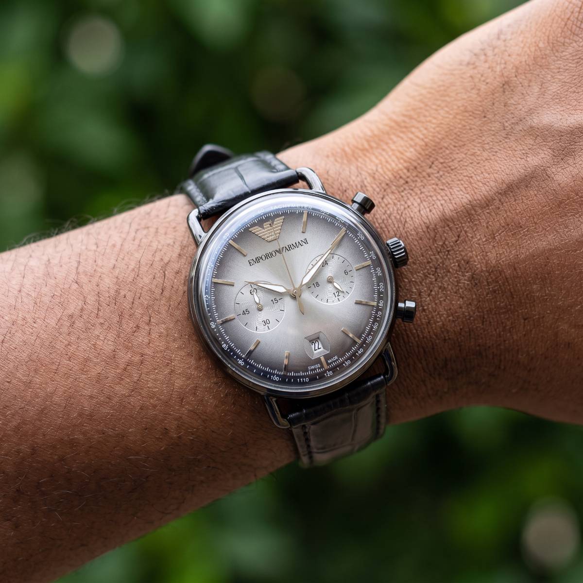 Emporio Armani Swiss Chronograph Watch view 2