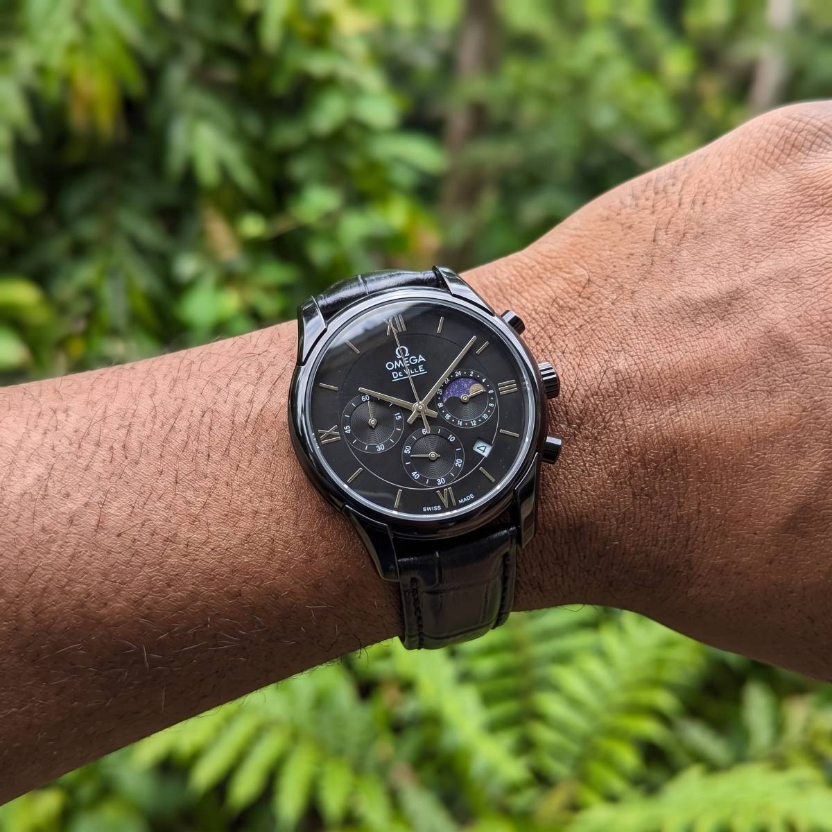 Omega De Ville Moonphase Chronograph view 2