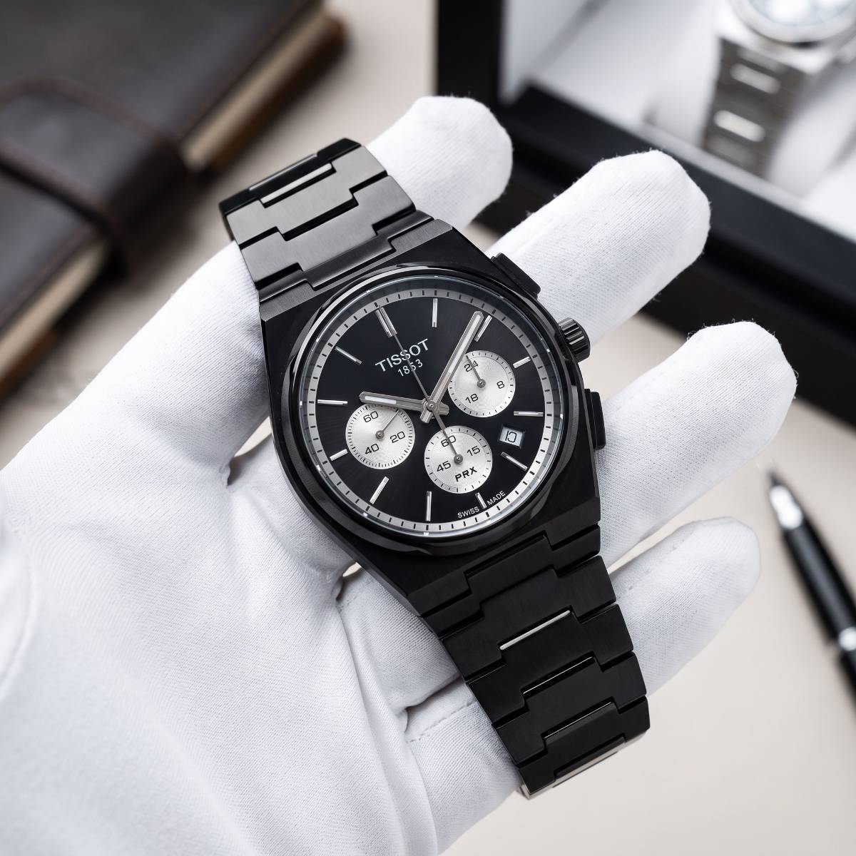 Tissot PRX Chronograph Black