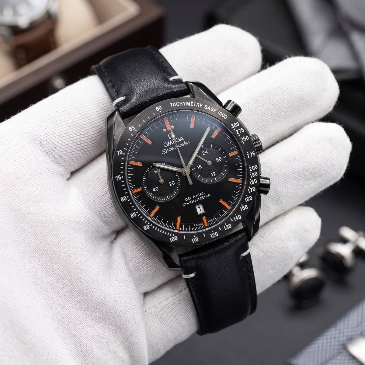 Omega Speedmaster Dark Side - view 1