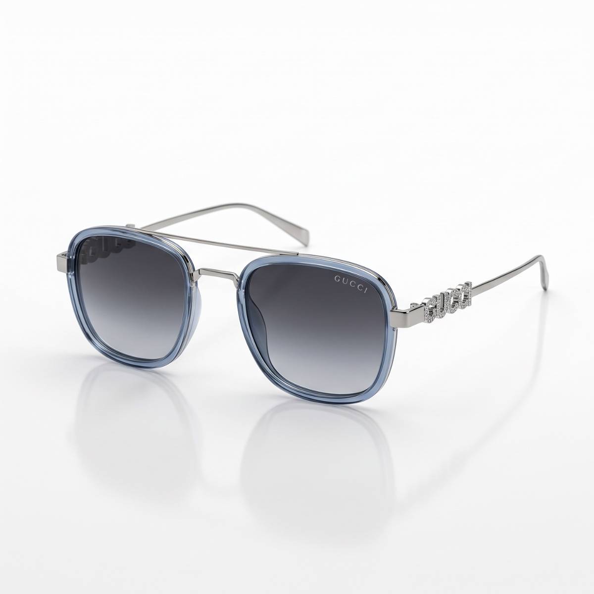 Gucci Aviator Blue Sunglasses