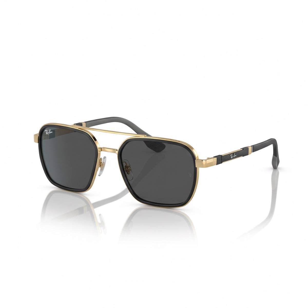 Ray-Ban Gold Square Sunglasses