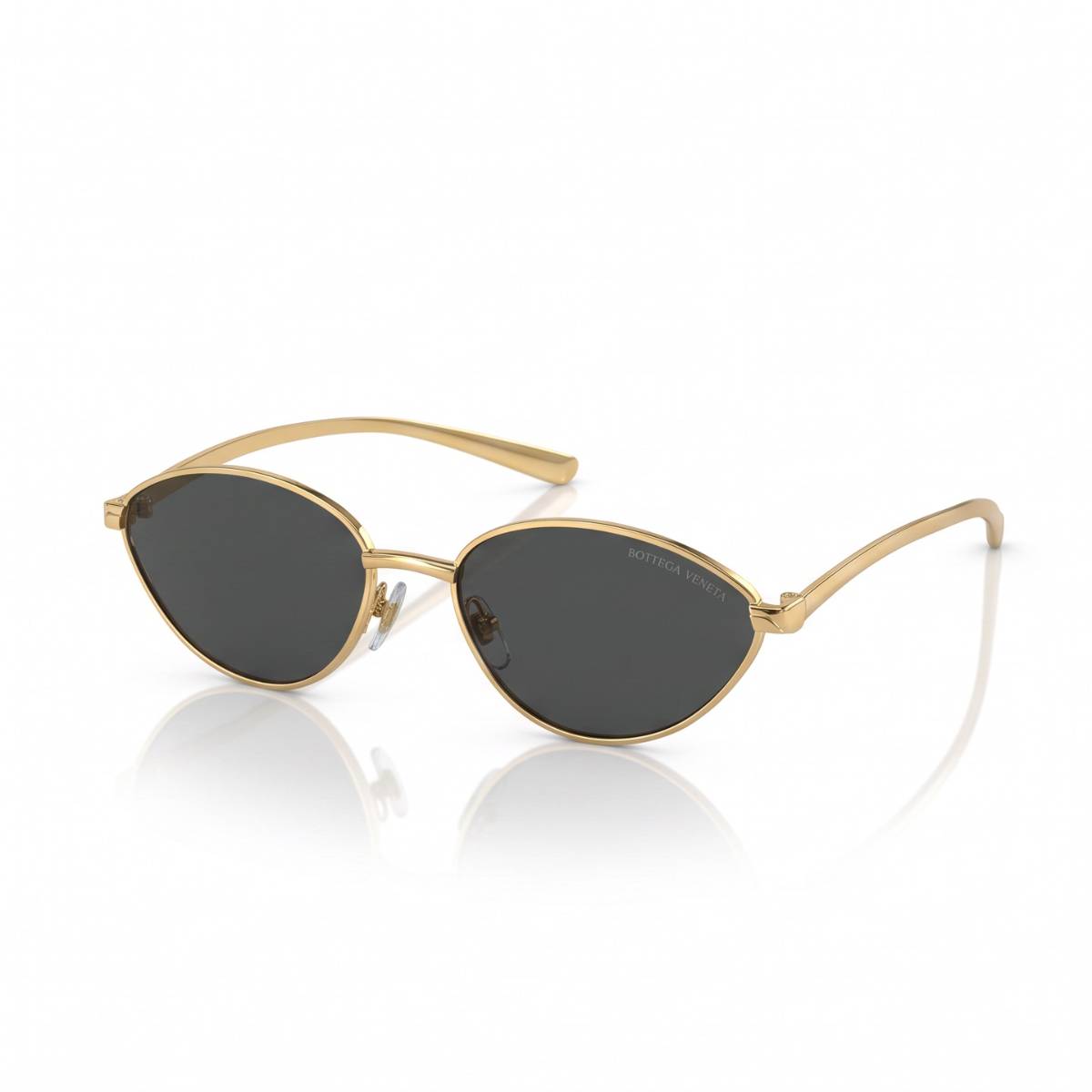 Bottega Veneta Gold Cat-Eye Sunglasses - view 1