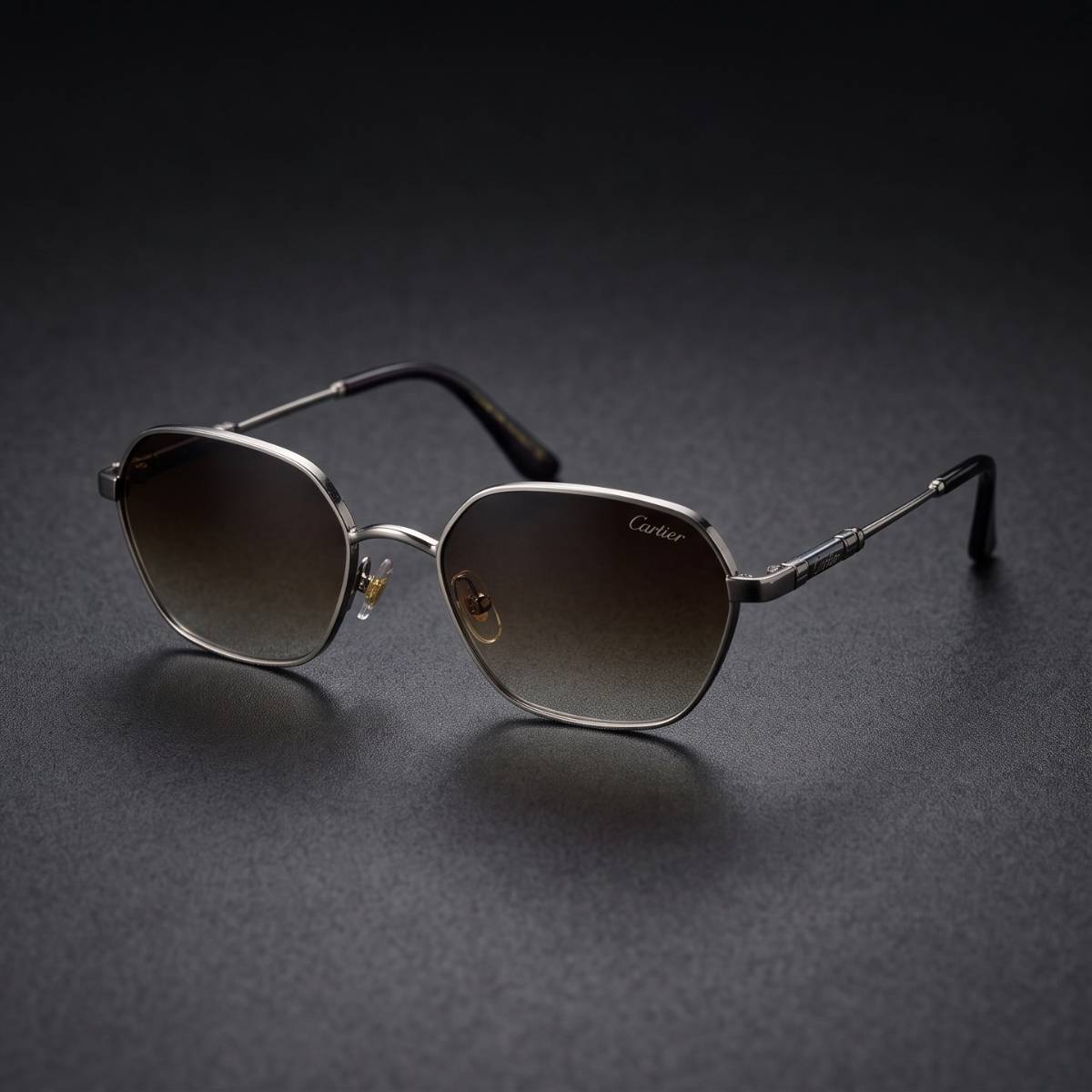 Cartier Gradient Hexagonal Sunglasses view 2