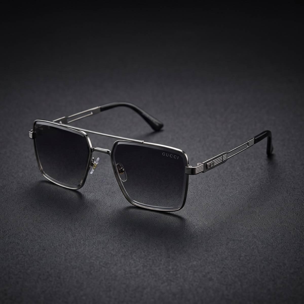 Gucci Square Aviator Sunglasses view 2