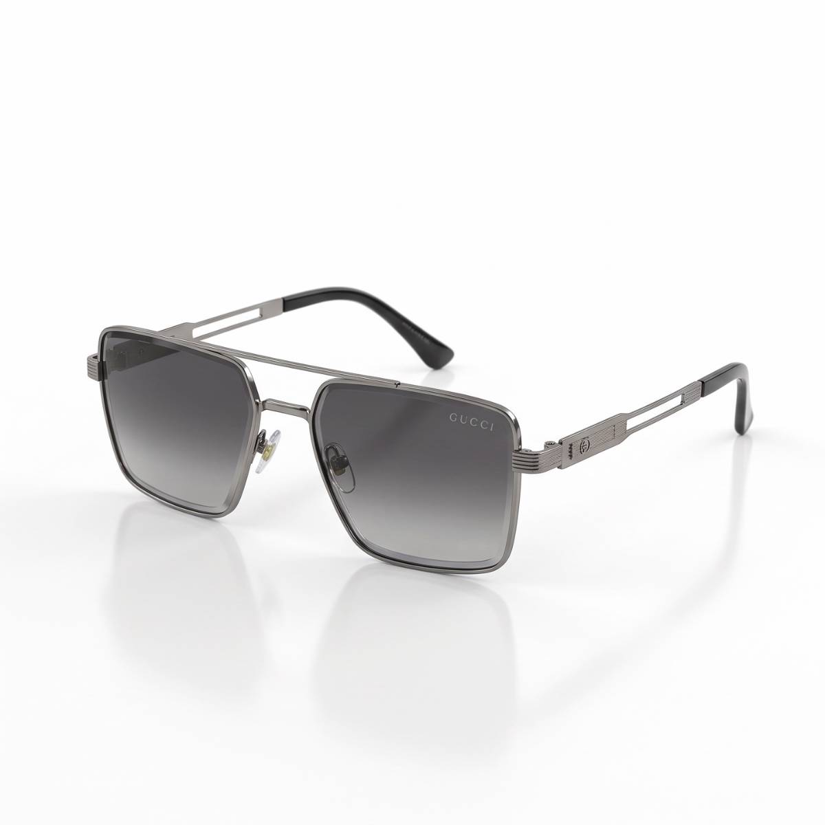 Gucci Square Aviator Sunglasses - view 1