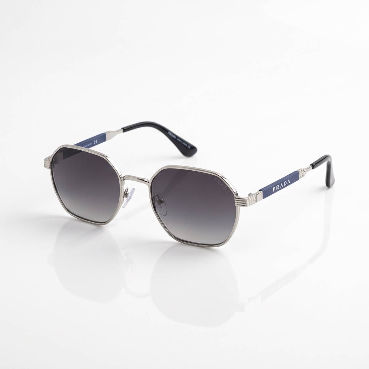 Prada Geometric Metal Sunglasses