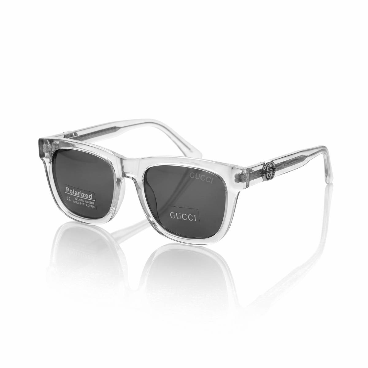 Gucci Polarized Clear Sunglasses