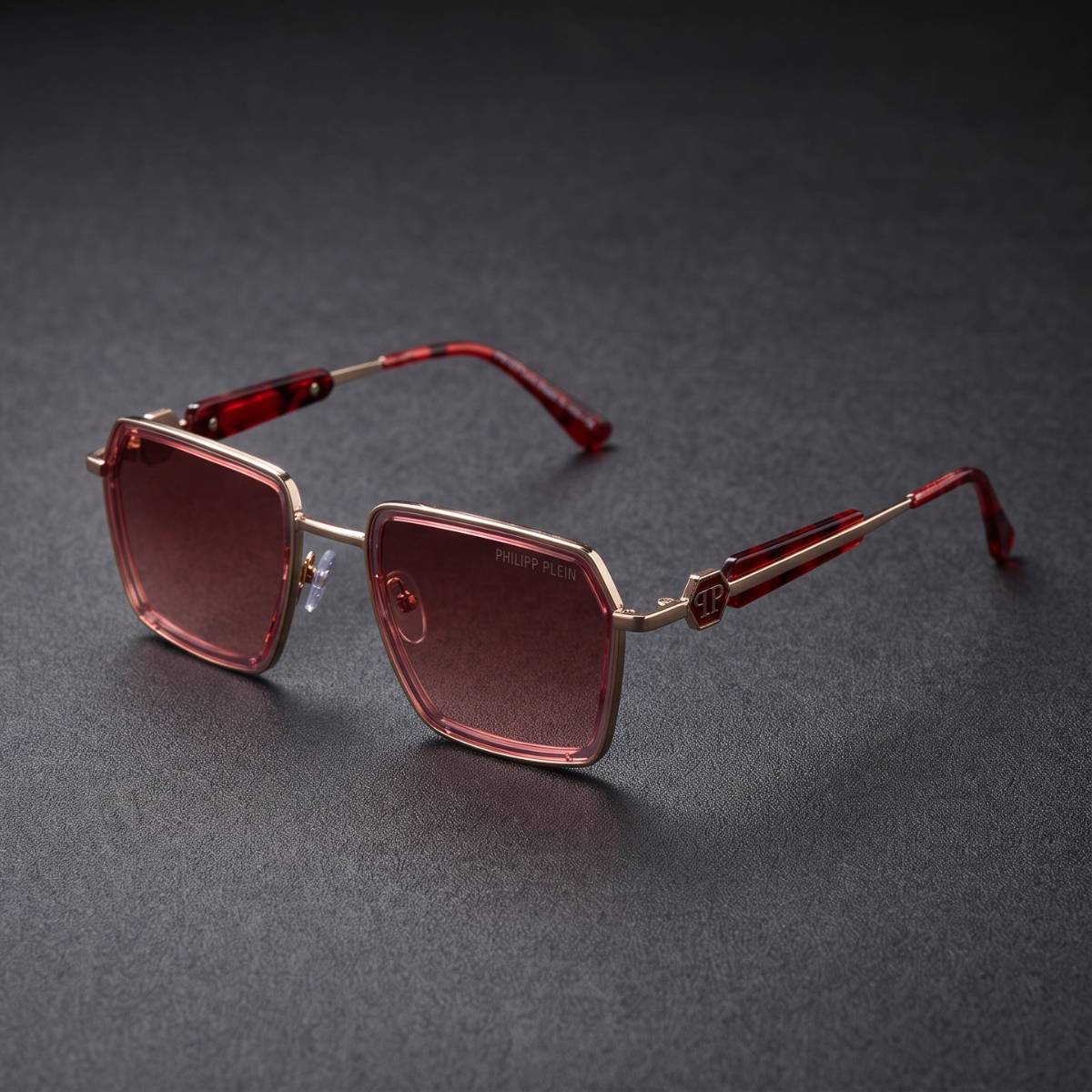 Philipp Plein Square Rose Sunglasses view 2