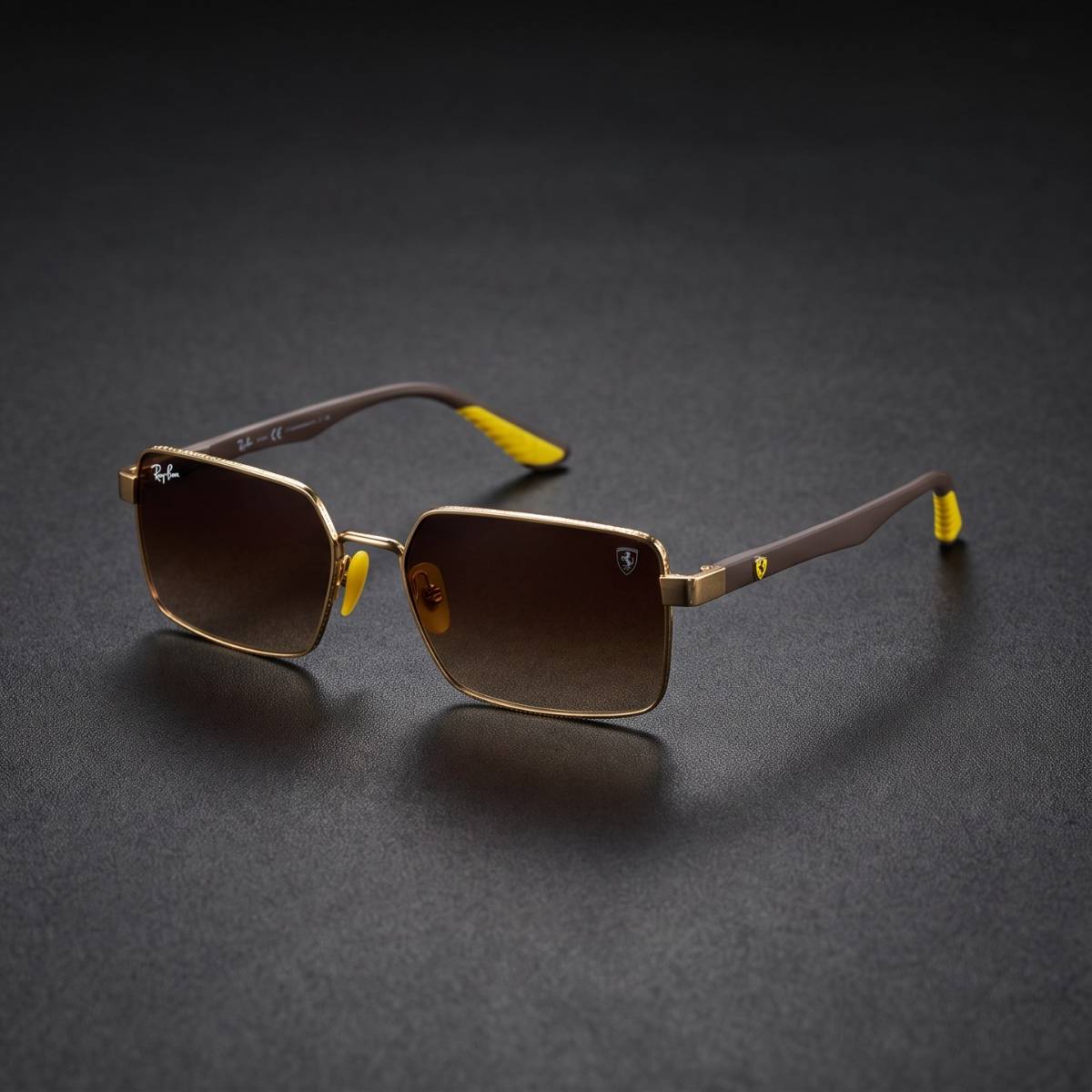 Ray-Ban Ferrari Sunglasses Gold view 2