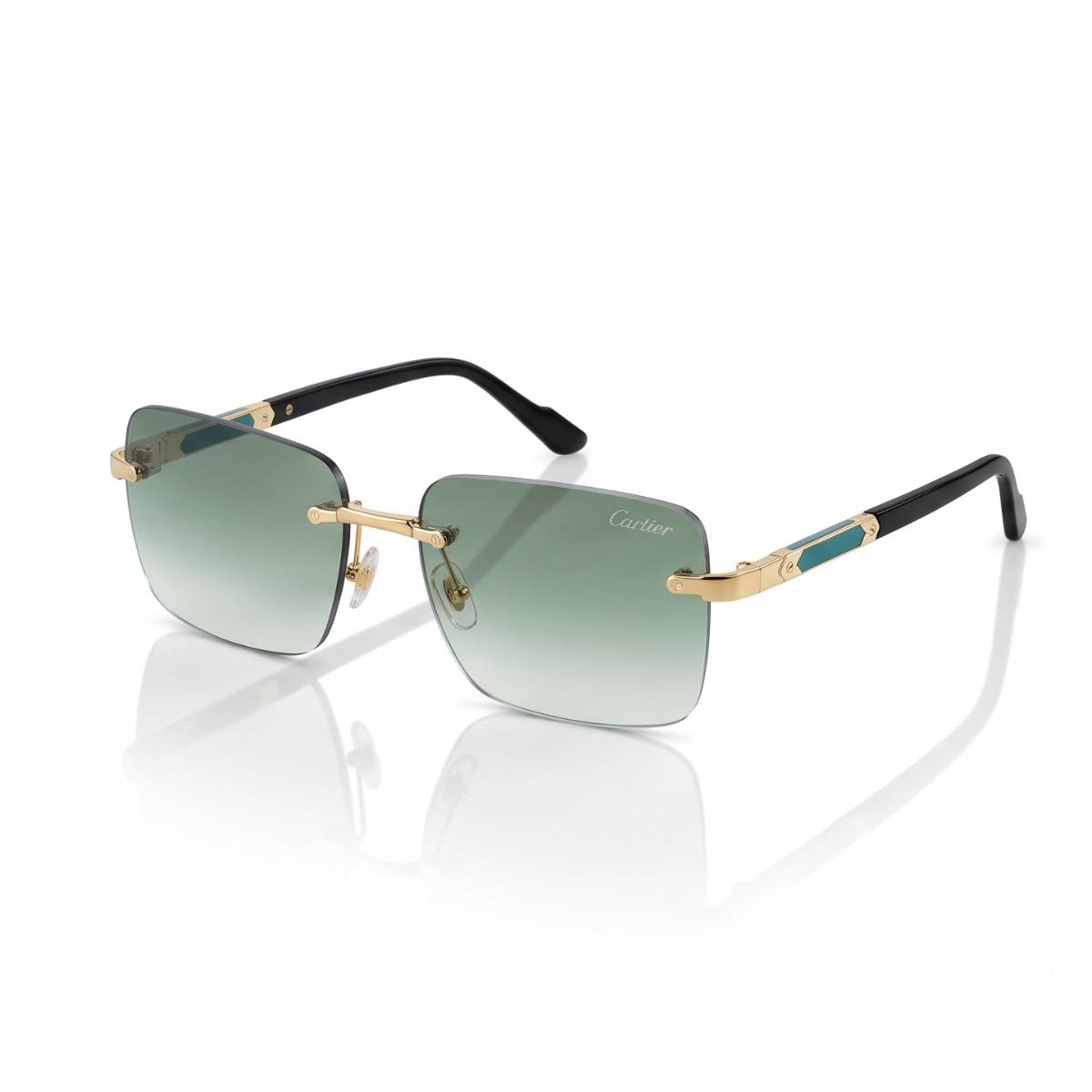 Cartier Rimless Square Sunglasses - view 1