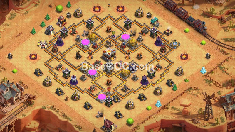 Top TH11 Trophy Base 2026 - Hard to 3 Star