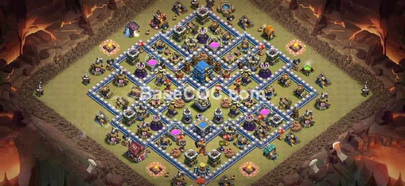 Best THTH12 War Base 2026 - Anti 3 Star