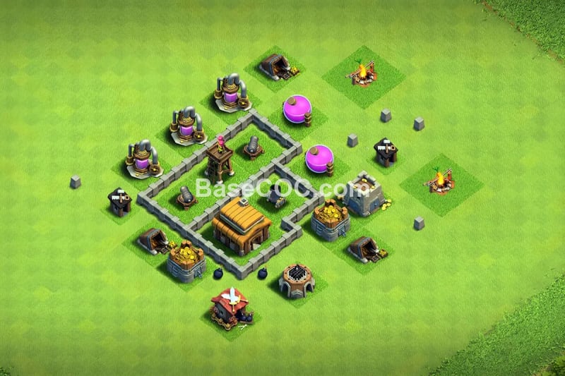 TH3 Hybrid Base Trophy and Farming 2026