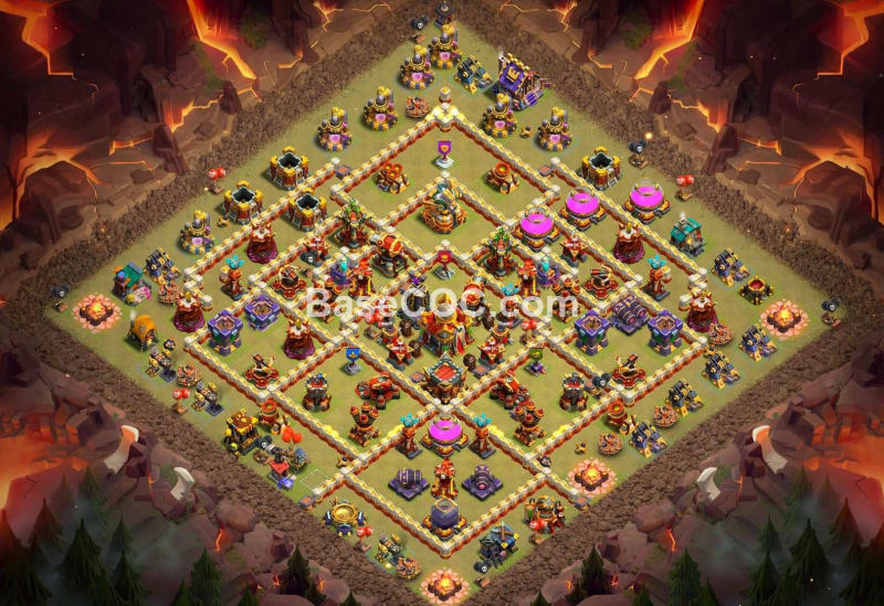 TH16 CWL War Base Anti 3 Star 2026