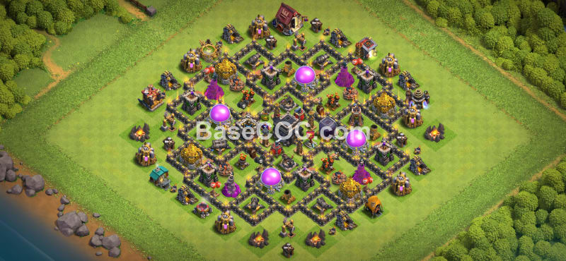 TH9 Hybrid Base Trophy and Farming 2026