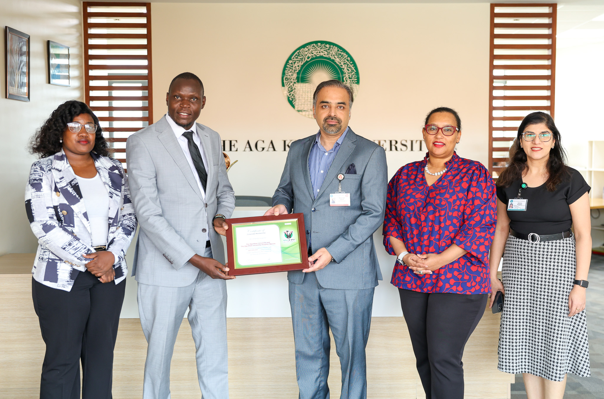 GDDC Providing Certification to Aga Khan University