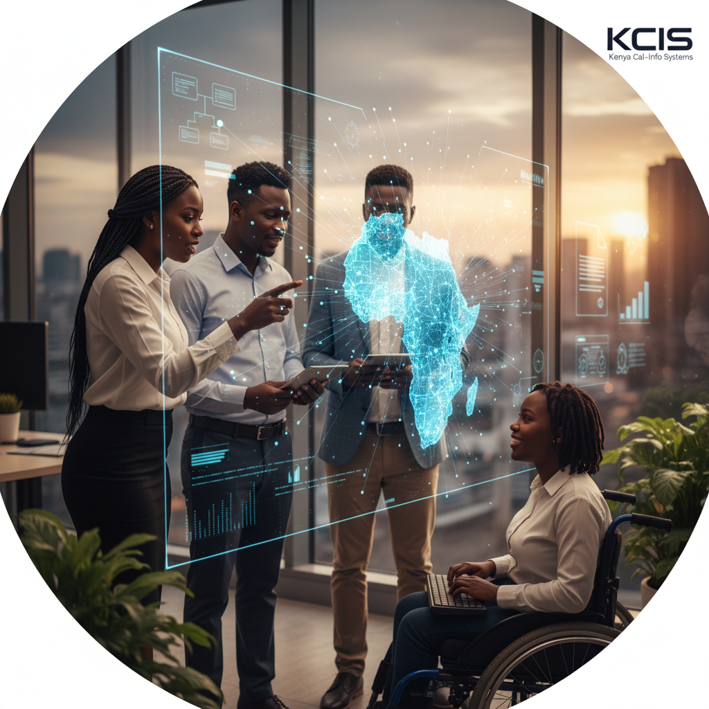 Close-up of accessible technology