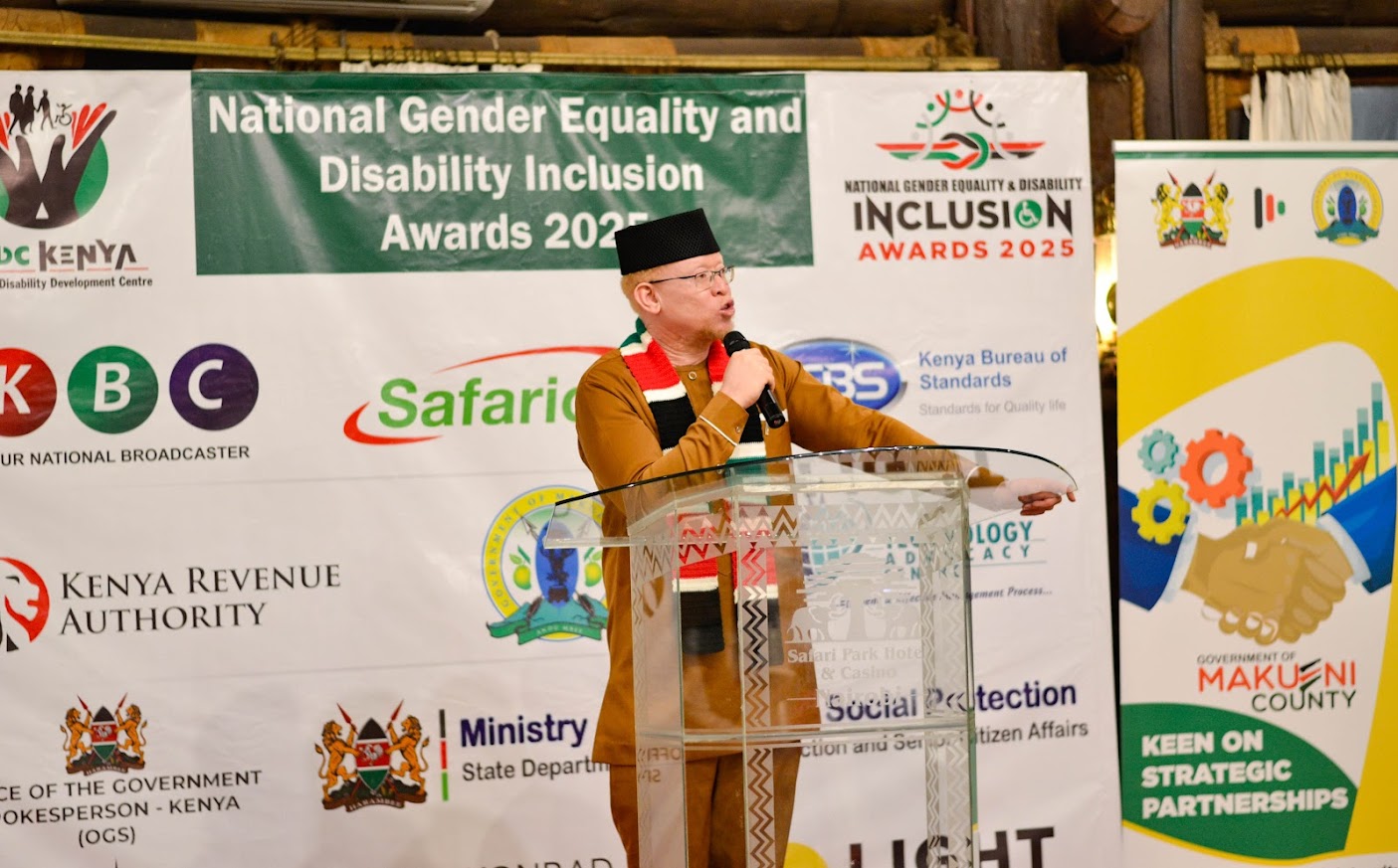 Chief Guest Dr. Isaac Mwaura speaking