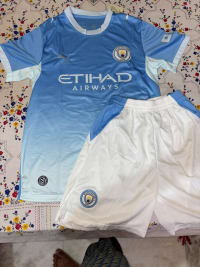 Manchester City Home Kit 2025/26 – Fan Version | Jersey + Matching Pants — thumbnail