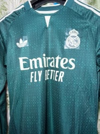 adidas Real Madrid Men's Away Jersey (Full Sleeve Player Version), — thumbnail