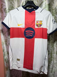 FC Barcelona 2026/27 Special Edition Fourth Jersey – Player Version (Sant Jordi Edition / Opal, Garnet & Navy) — thumbnail