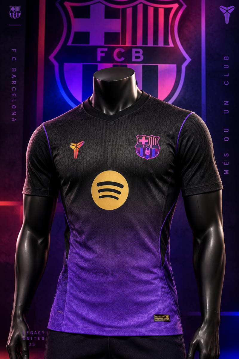 UCL Mens away jersey 26/27 FC Barcelona x Kobe Bryant - Player Edition