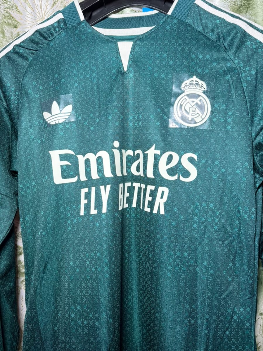 adidas Real Madrid Men's Away Jersey (Full Sleeve Player Version),