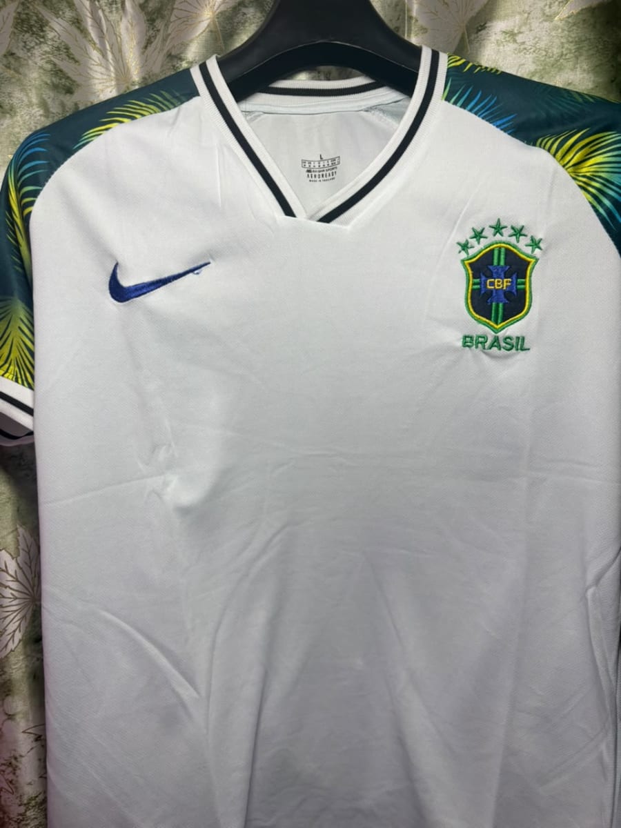 Brazil National Football Team Embroidered Edition Jersey