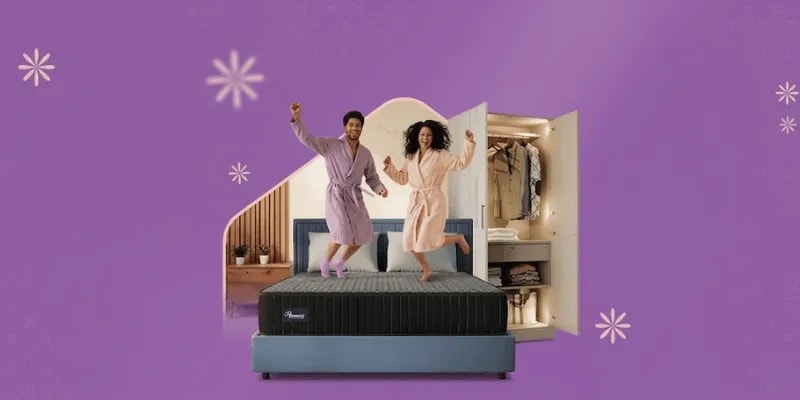 Get Upto 65% off on furniture and mattresses.