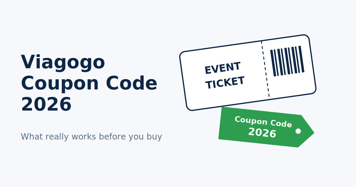 Viagogo coupon code guide for 2026