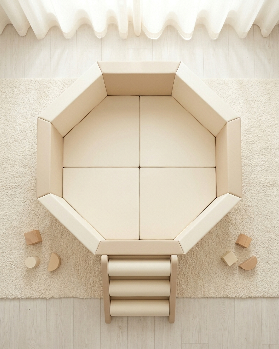 Neutral Octagon Play Pit