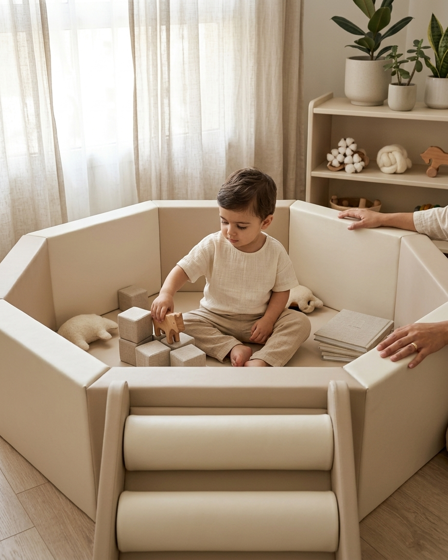 Neutral Octagon Play Pit view 4