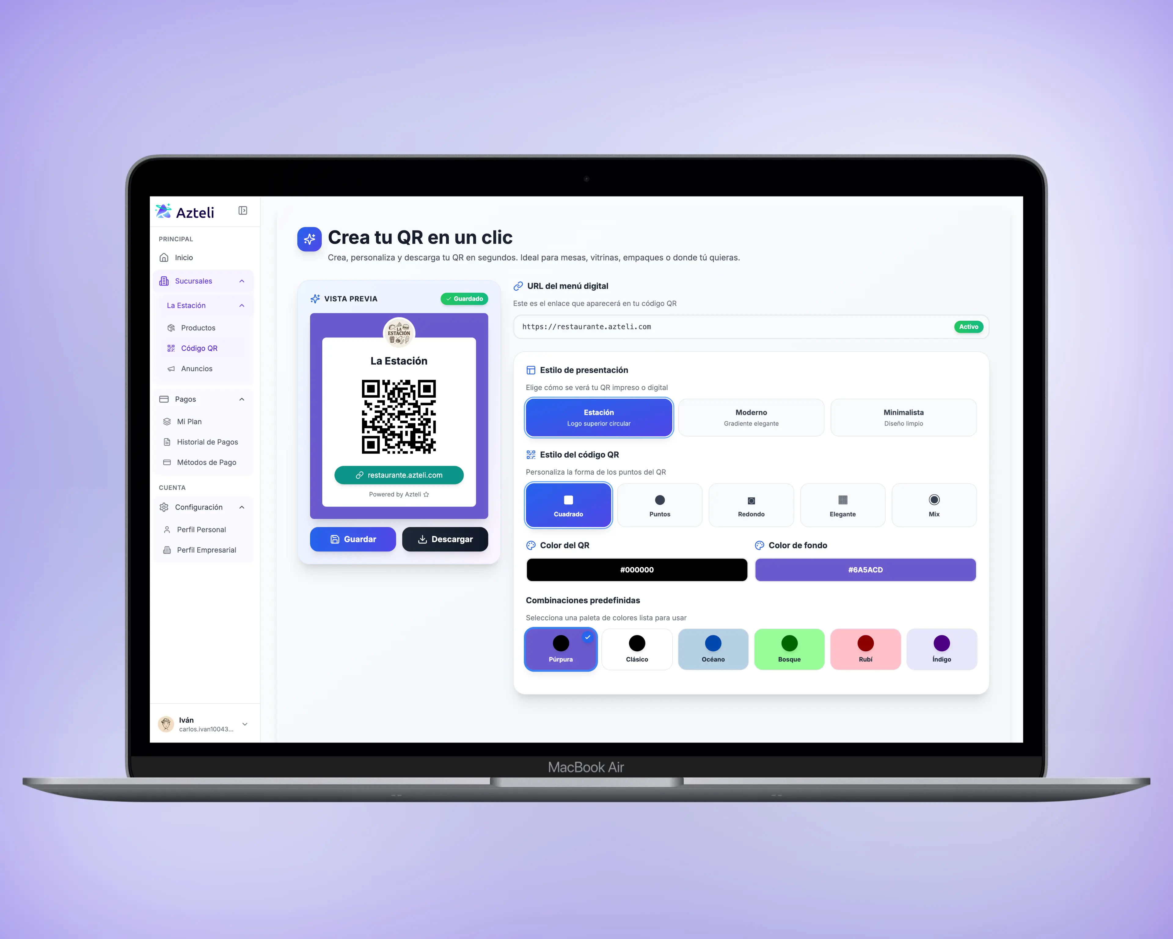 Escaneo QR sin fricciones