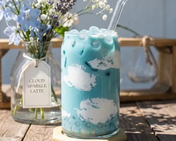 Blue Pea Flower Latte