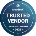Crozdesk Trusted Vendor Badge