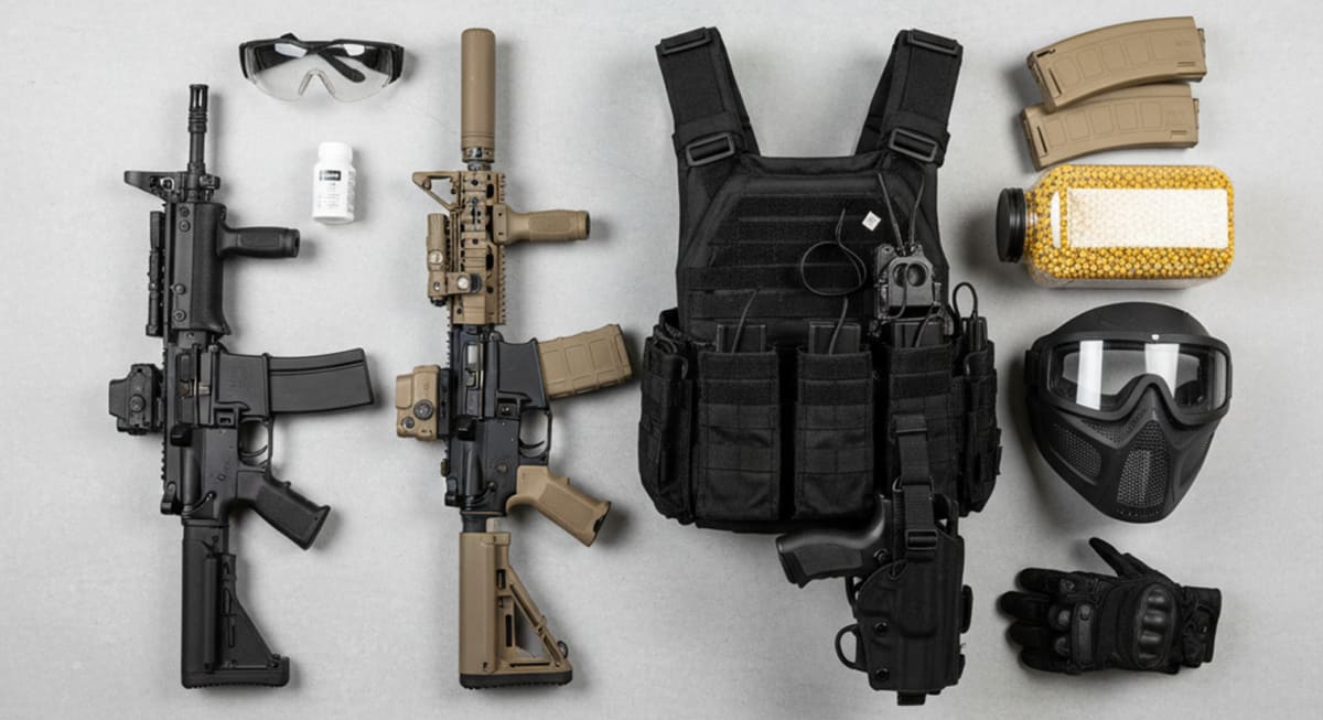 Equipamentos Essenciais para Airsoft: Guia do Iniciante ao Avançado