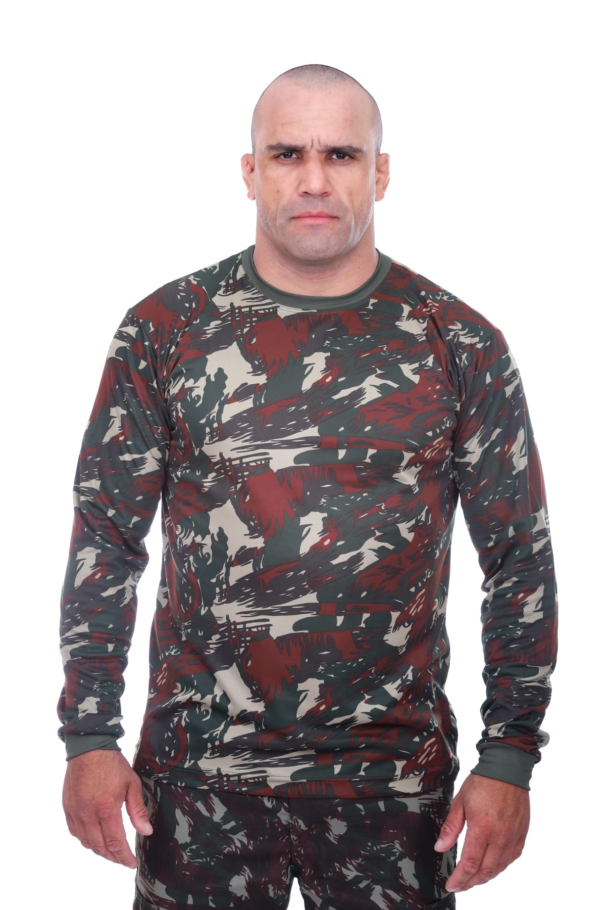 Camiseta Camuflada Manga Longa Alta Solidez - Miniatura 5