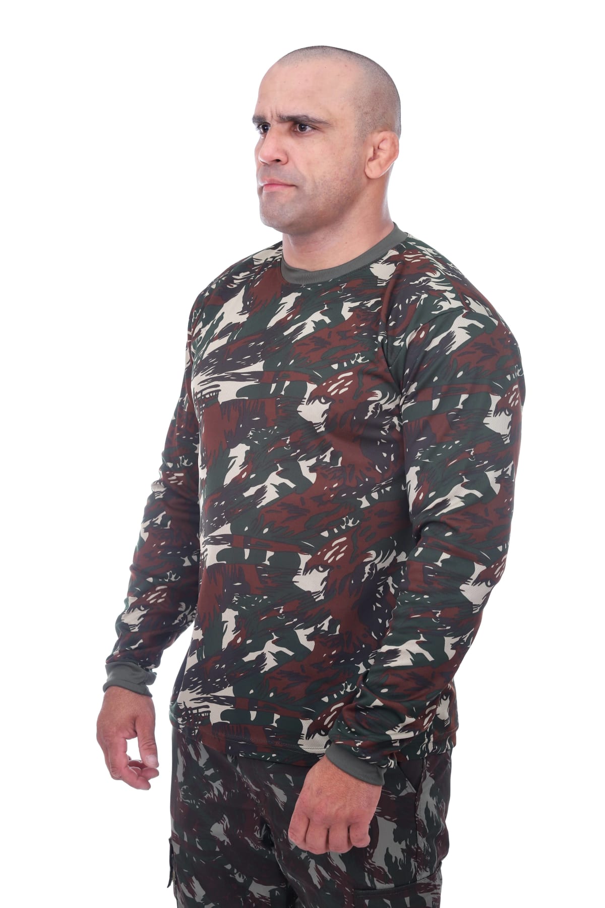 Camiseta Camuflada Trilobal Manga Longa Alta Solidez - Miniatura 2