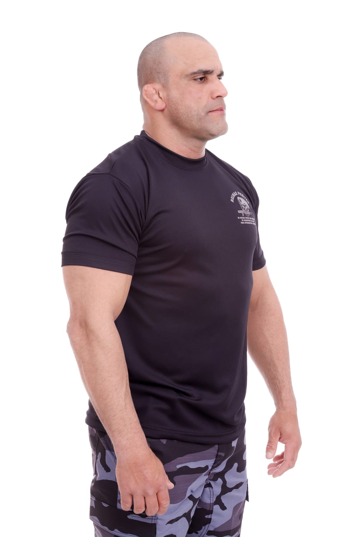 Camiseta Boinas Pretas - Preta - Miniatura 3