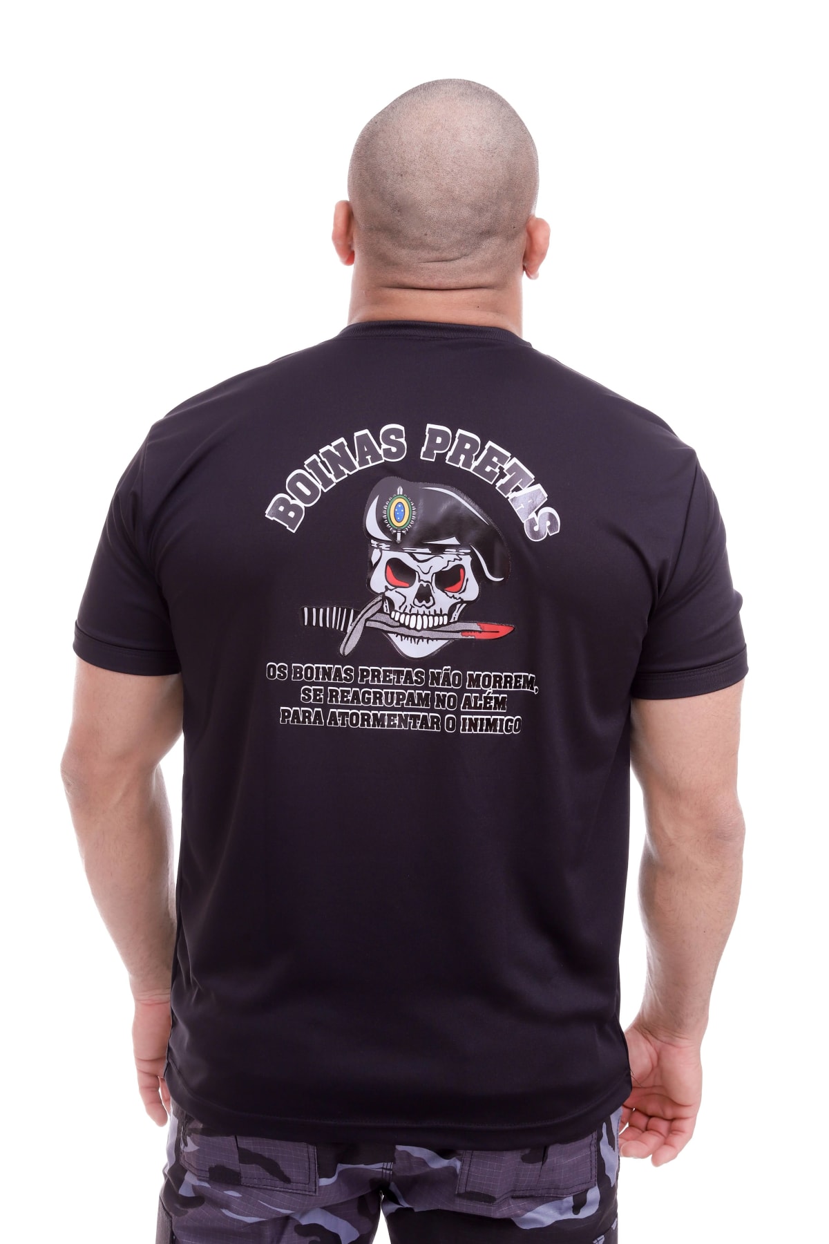 Camiseta Boinas Pretas - Preta - Miniatura 2